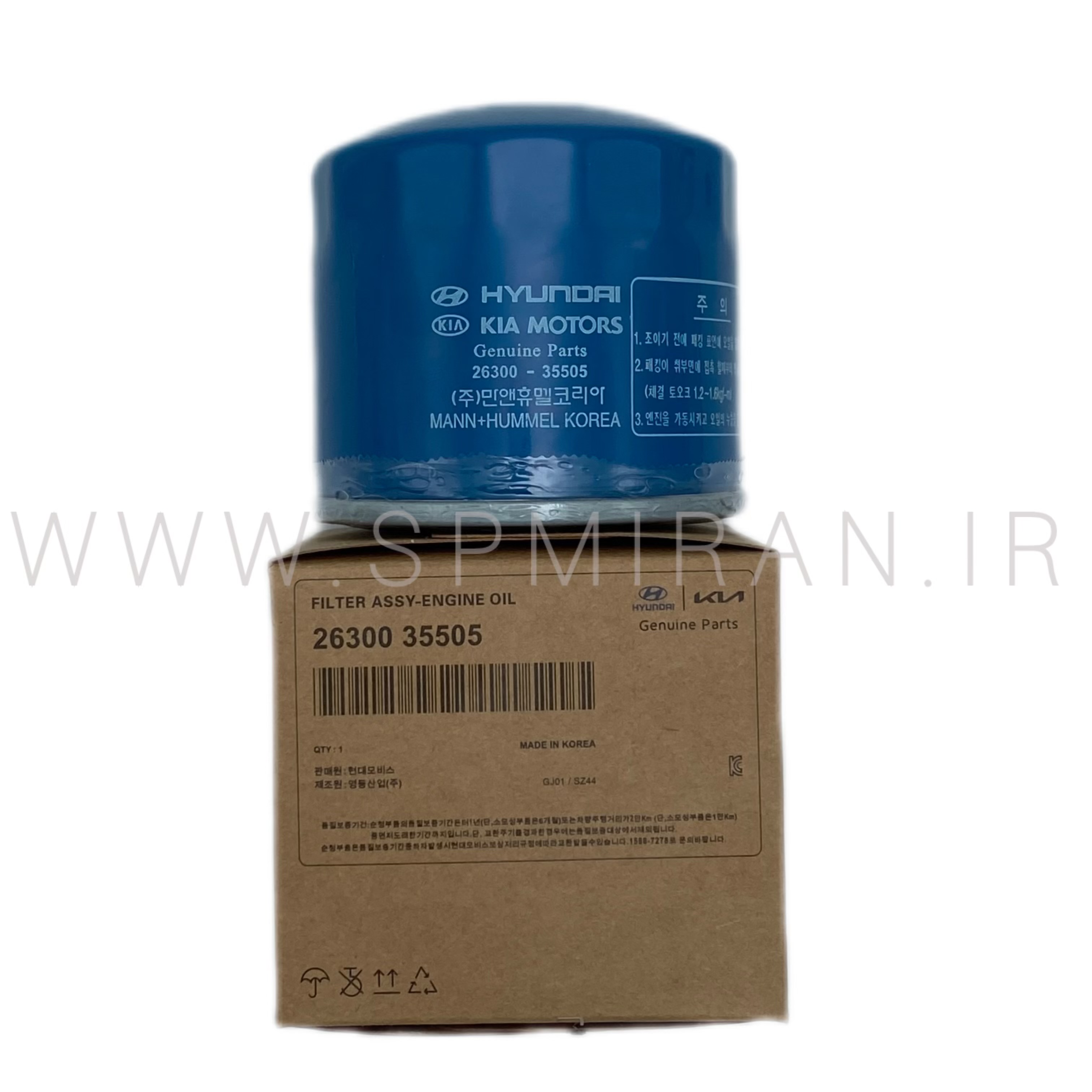 فیلتر روغن هیوندا کیا جنیون پارت  2630035505